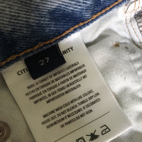 Citizen Of  Humanity Ayla Jeans,Classic Blue Denim Pants - Picture 6 of 8